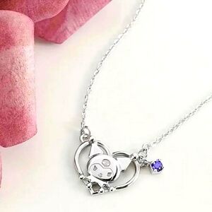 Sterling Silver Kuromi Pendant Necklace